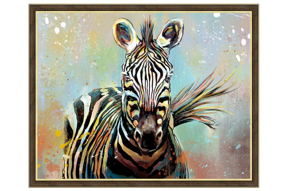 Картина в раме Зебра