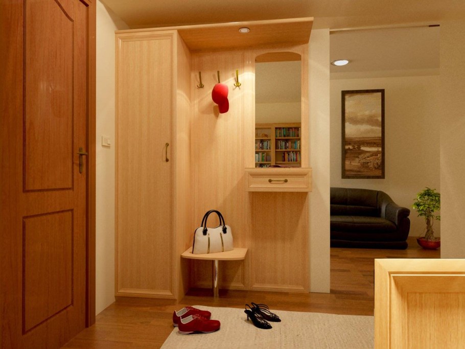 Планировка маленькой прихожей