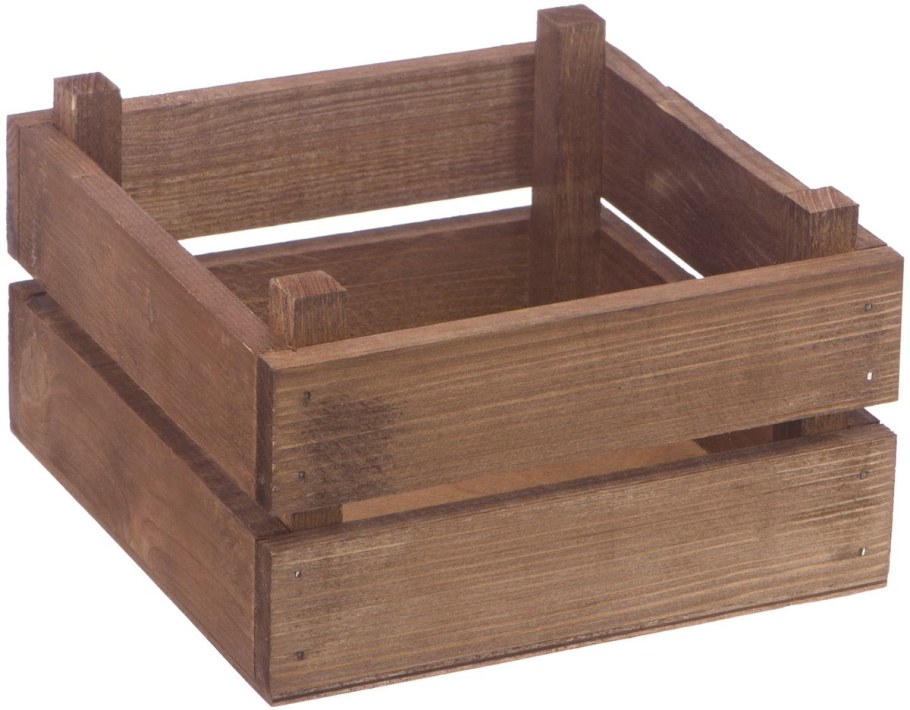 Деревянное кашпо для цветов