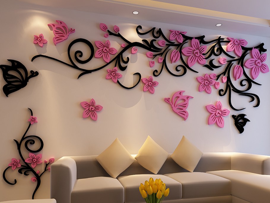 Объемный декор стен