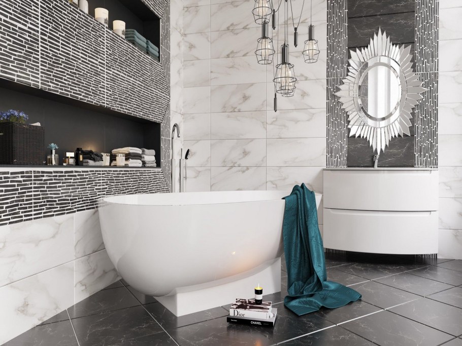 Плитка Монако Керамин в интерьере