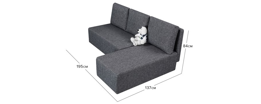 Диван Каир угловой Furniture тканевый