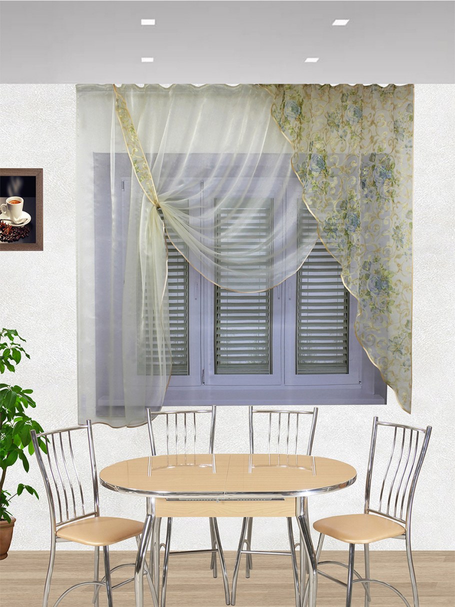 Штора для кухни Ария 180х270см