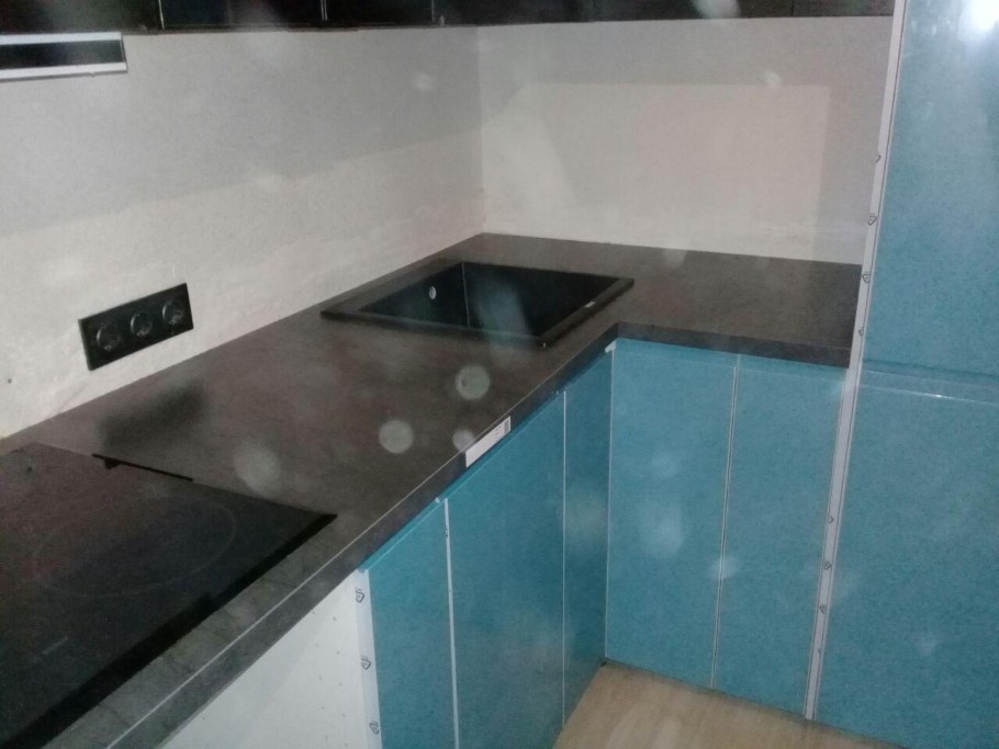 Еврозапил на столешнице икеа кухни