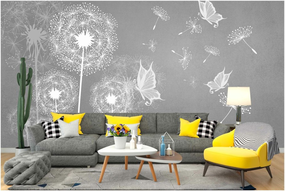 Одуванчики в интерьере