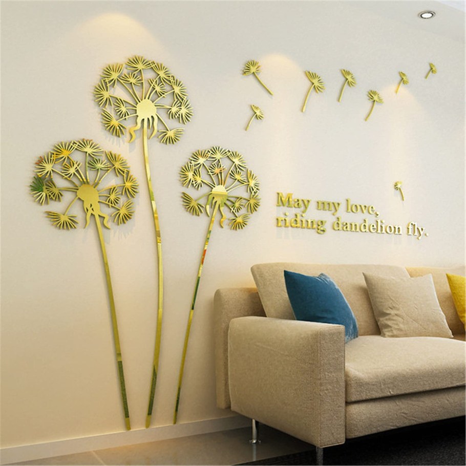 Одуванчики на стене