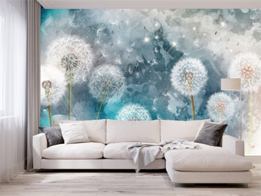 Фреска одуванчики