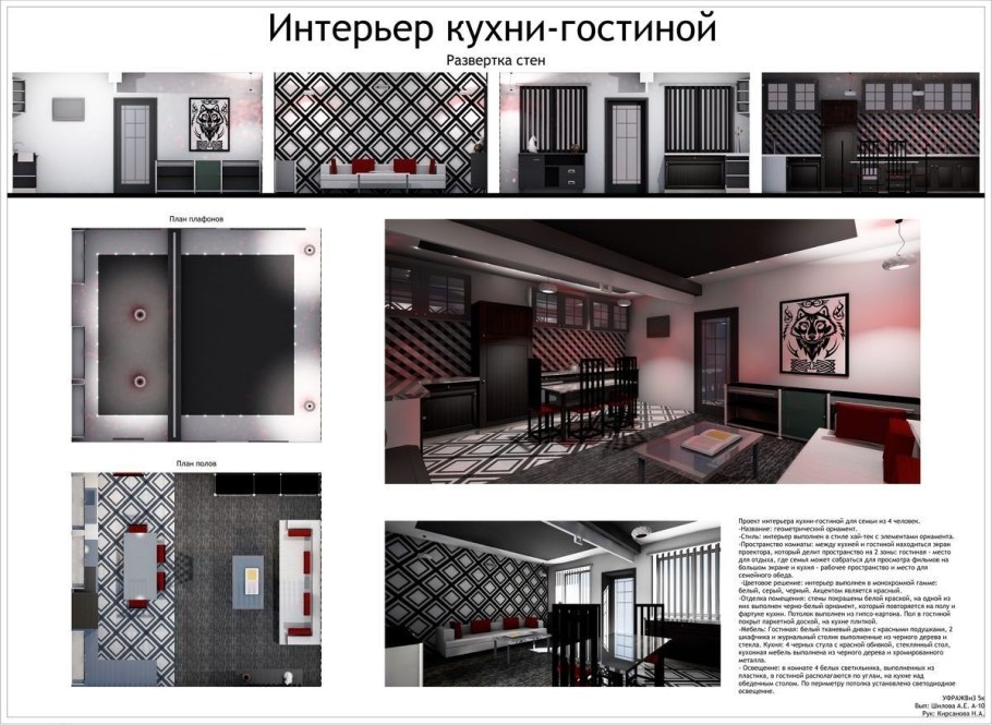 Развертки дизайн проект