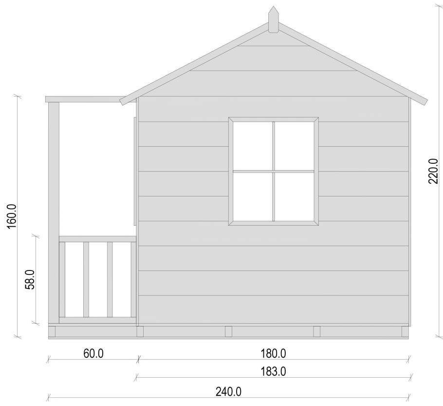 Каркасный домик 3х4 чертеж