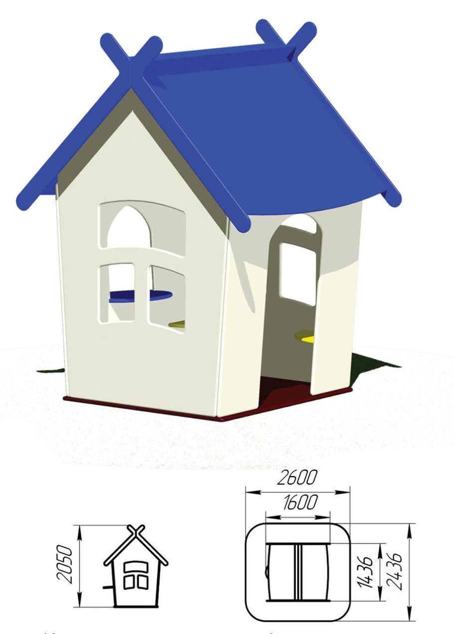 Детский игровой домик Размеры