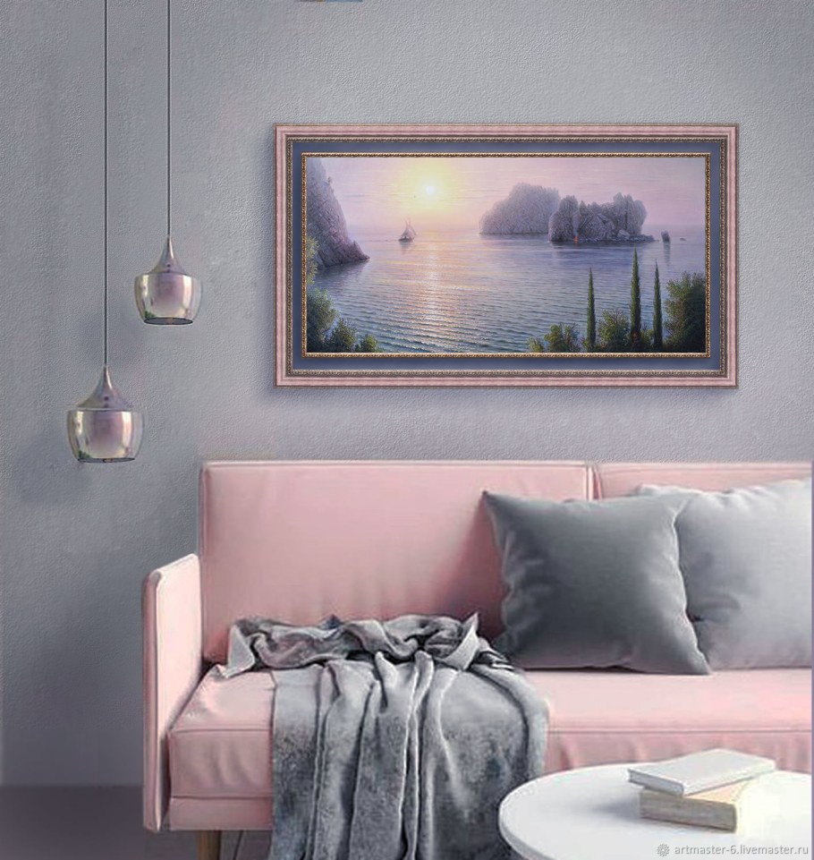 Картина море в интерье