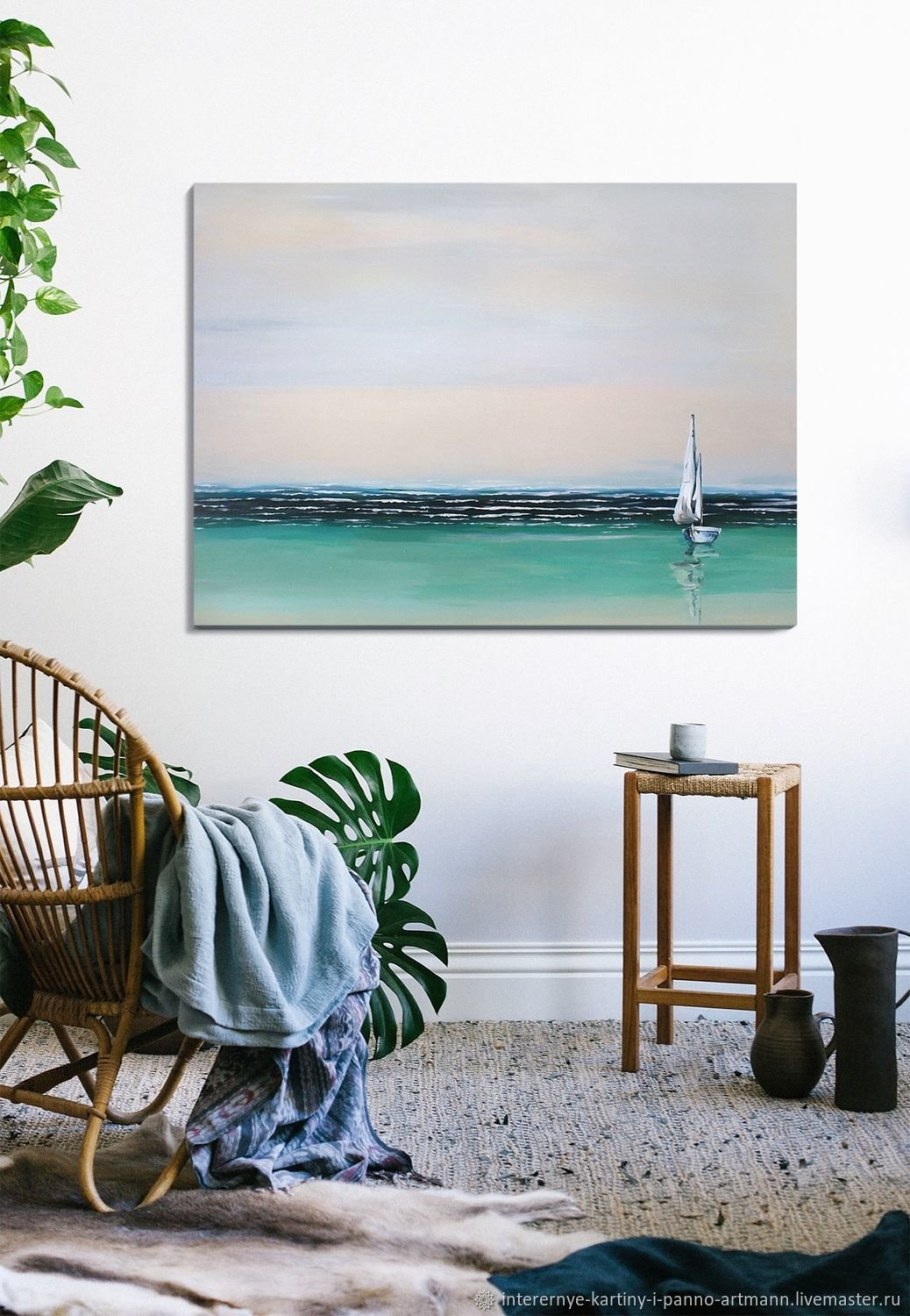 Морские картины в интерьере