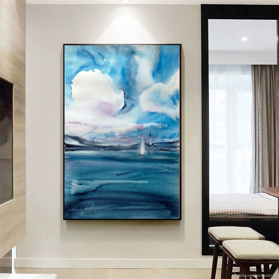 Морские картины в интерьере