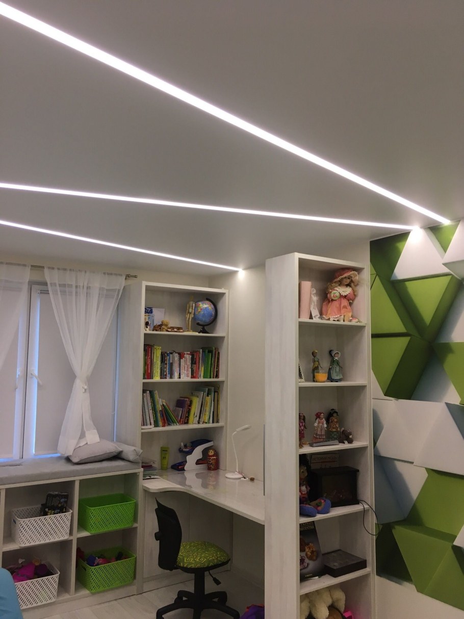 Светодиодное освещение в комнате