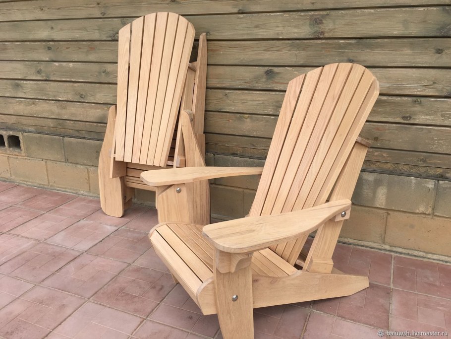 Американское деревянное кресло Адирондак
