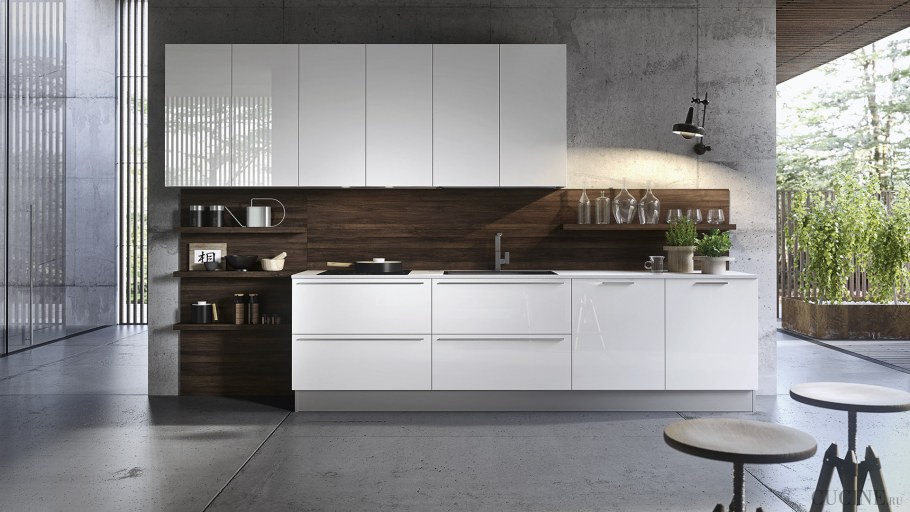 Итальянская кухня System 06 фабрики Pedini