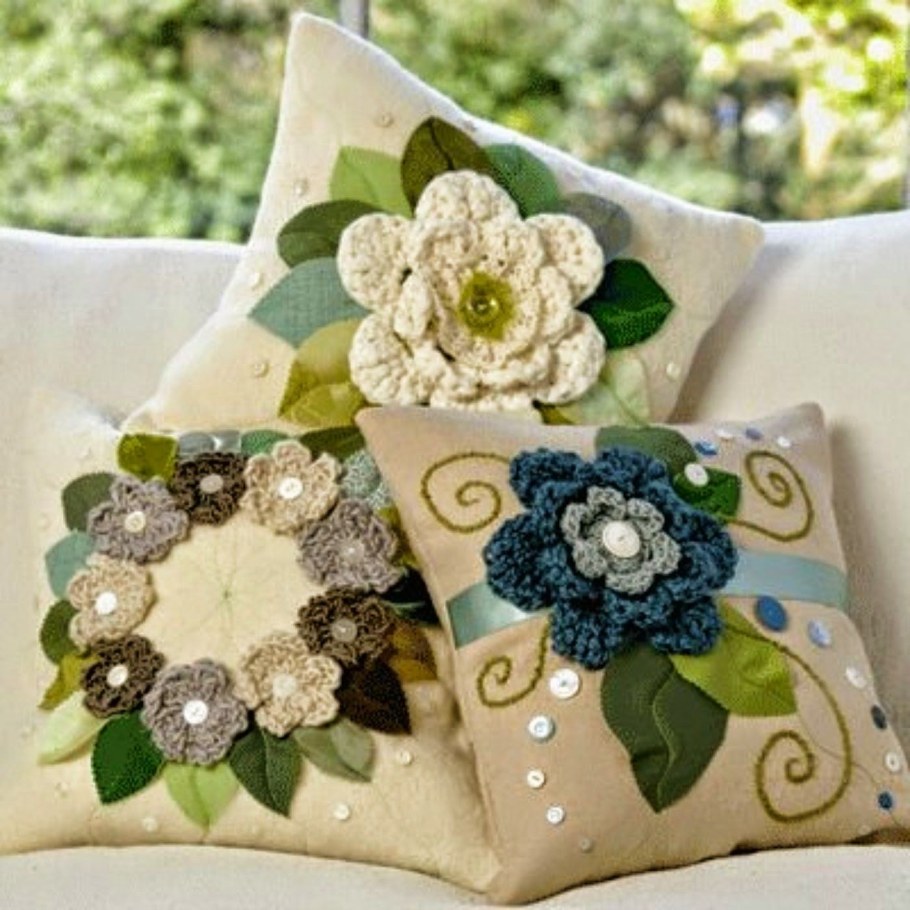 Подушки декоративные рукодельные