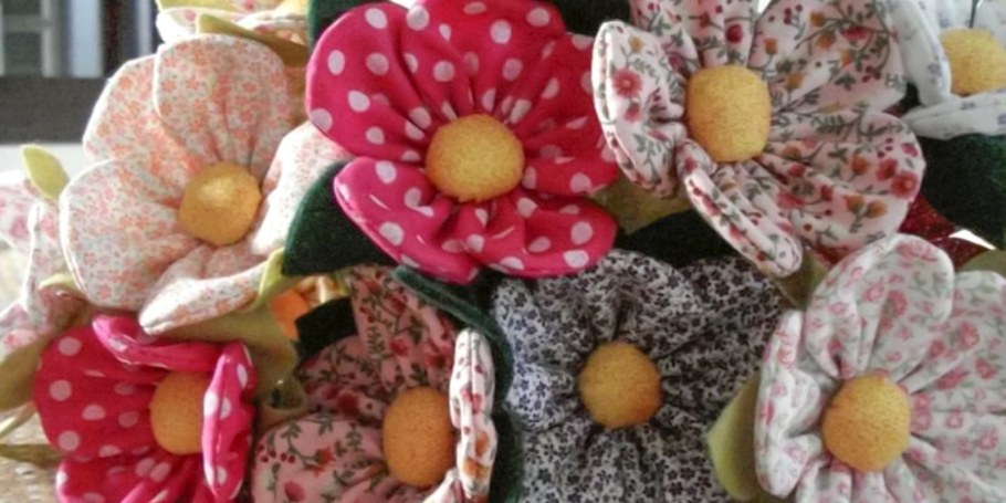 Текстильные цветы