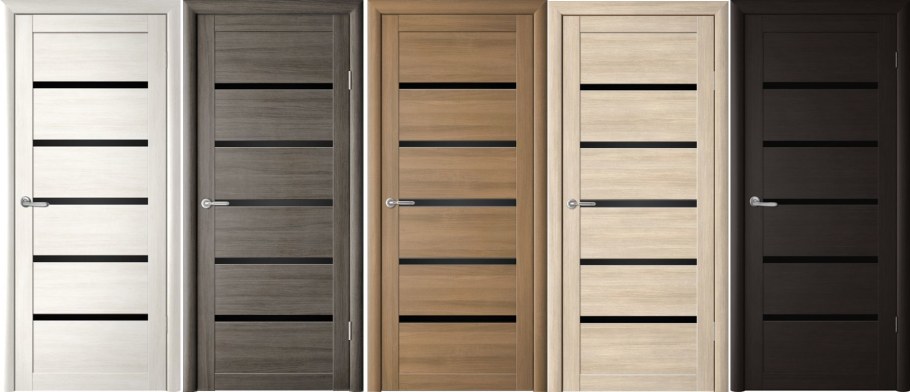 Двери Дюплекс 12 беленый дуб