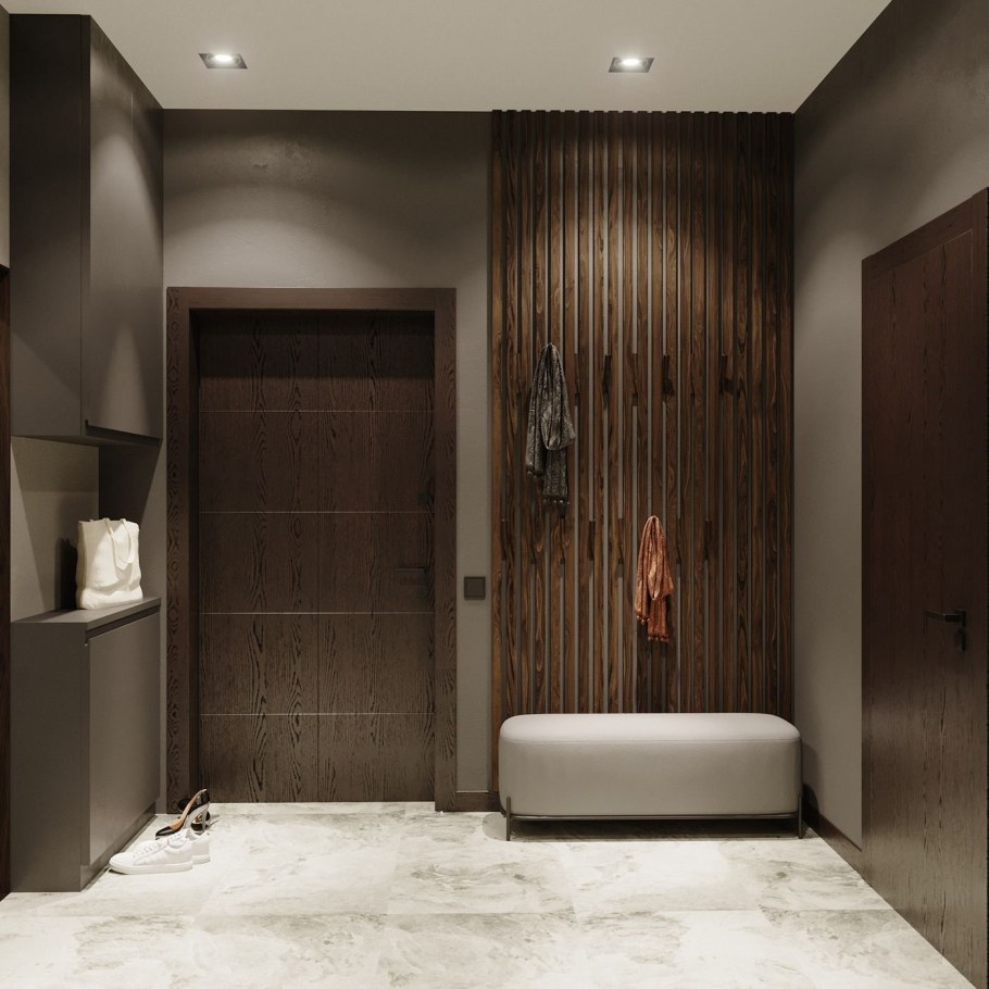 Стильный интерьер прихожей