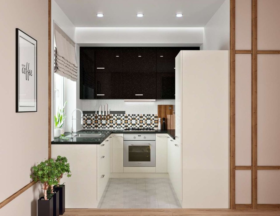 П образные кухни