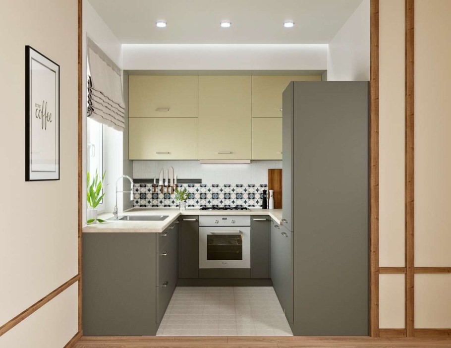 Маленькие п образные кухни