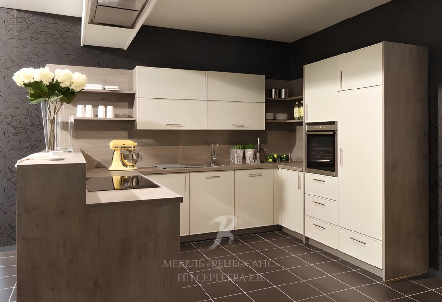 Современные кухни угловые