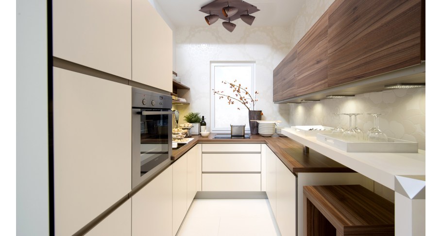 Узкая кухня