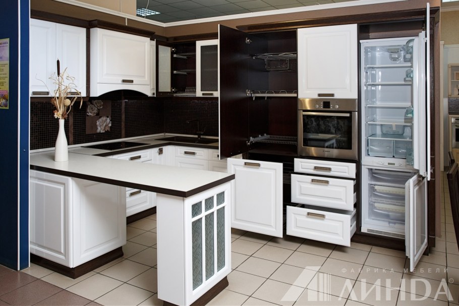 П образные кухни