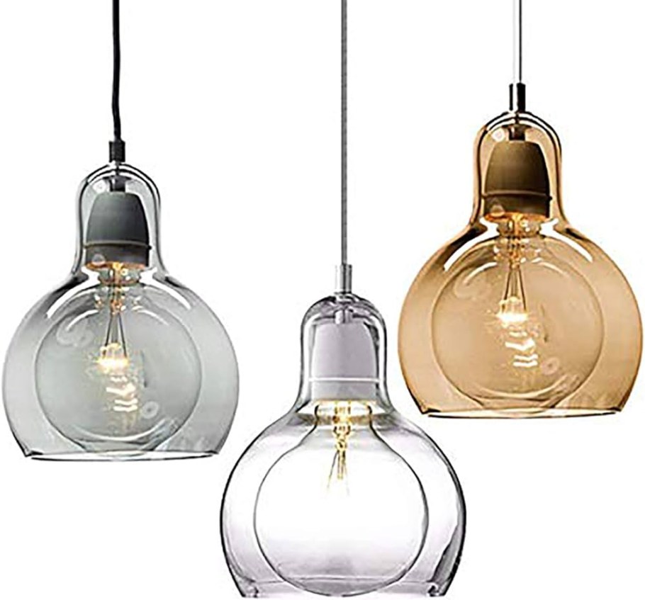 Подвесной светильник Clear Glass Pendant Gold