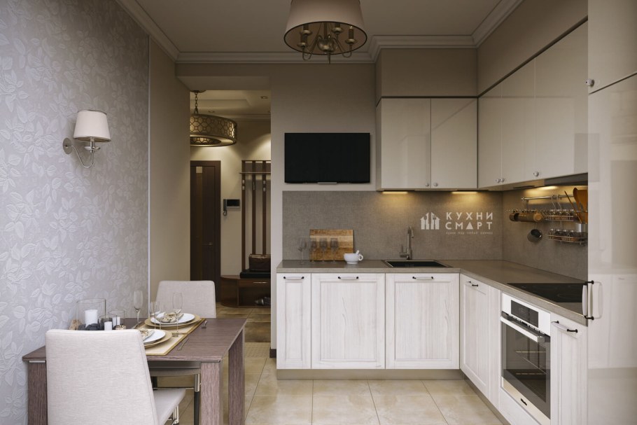 Интерьер кухни 9 кв метров