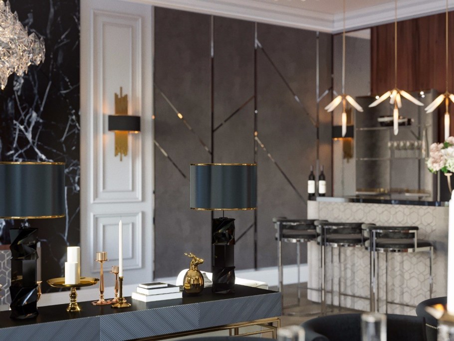 Буазери ар деко золото