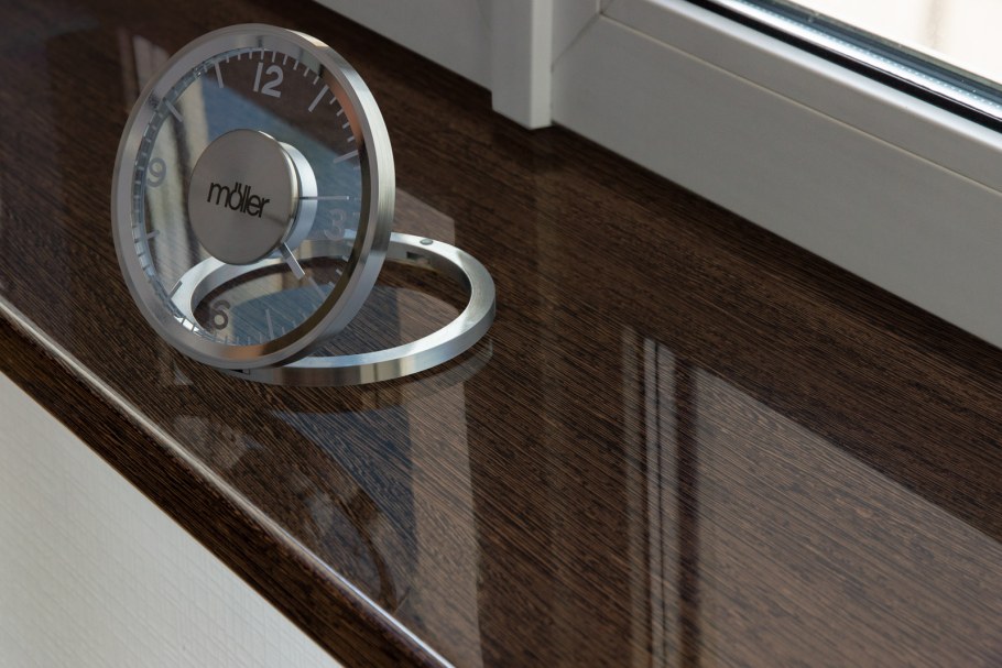 Подоконник Меллер белый глянец