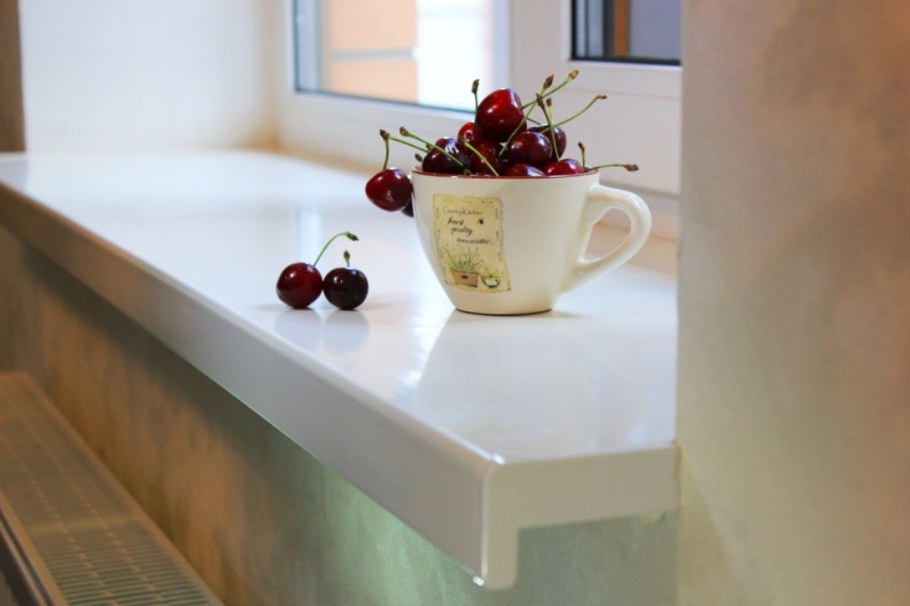 Подоконник Кристаллит белый дуб