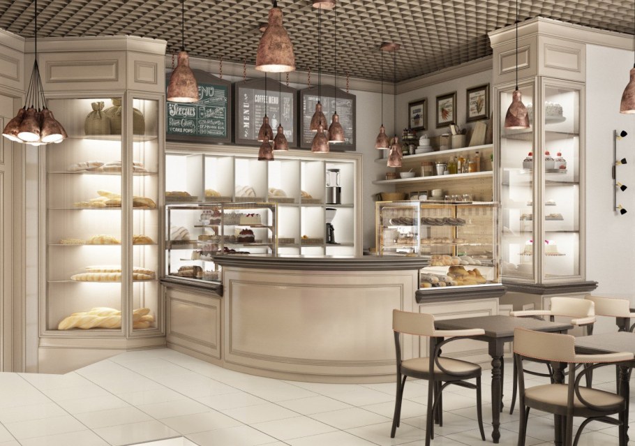 Интерьер кафе кондитерской