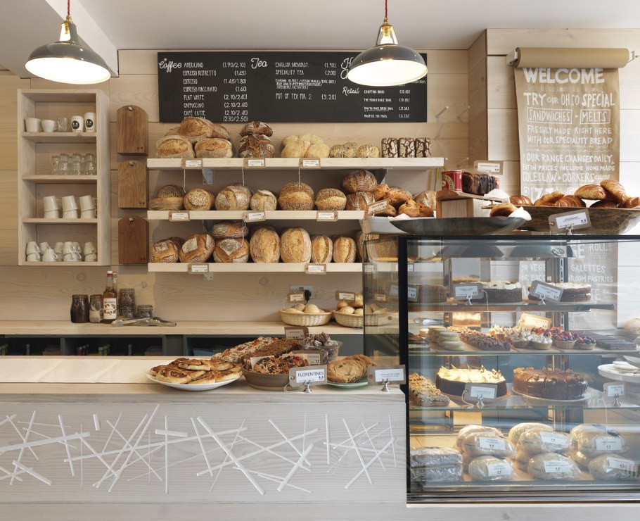 Интерьер пекарни