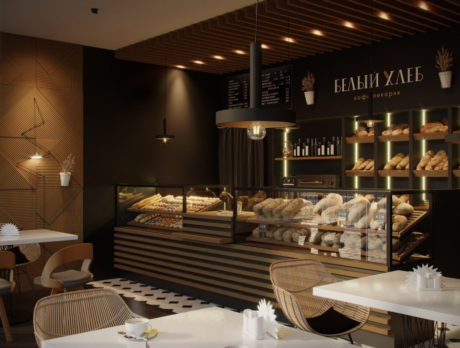 Интерьер булочной