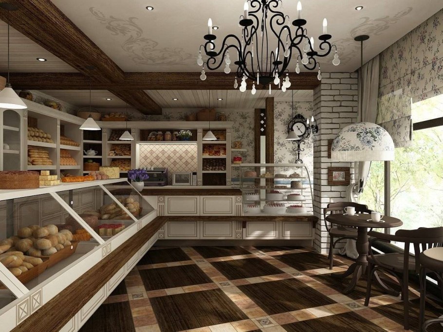Интерьер булочной