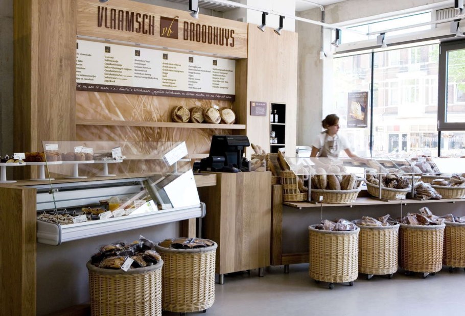 Интерьер пекарни