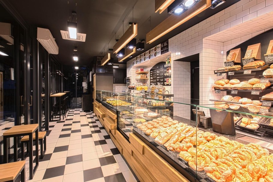 Интерьер мини пекарни