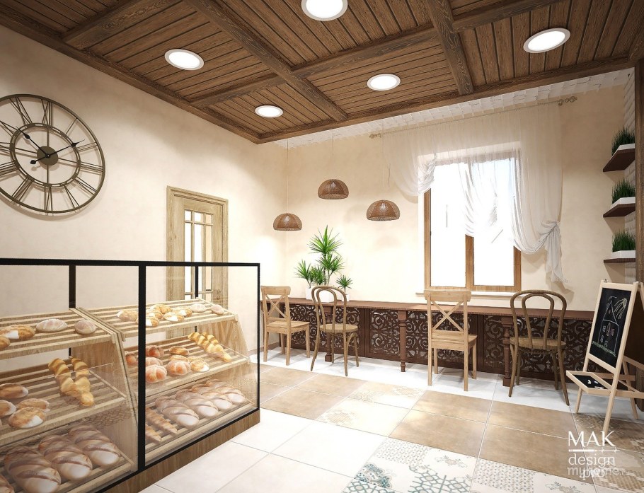 Интерьер мини кондитерской