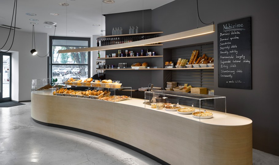 Интерьер пекарни