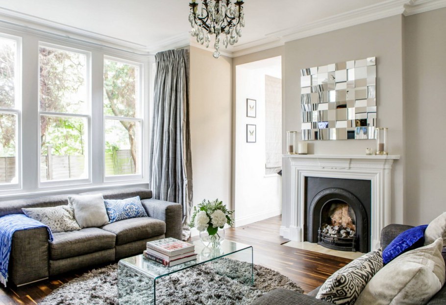 Гостиные с камином