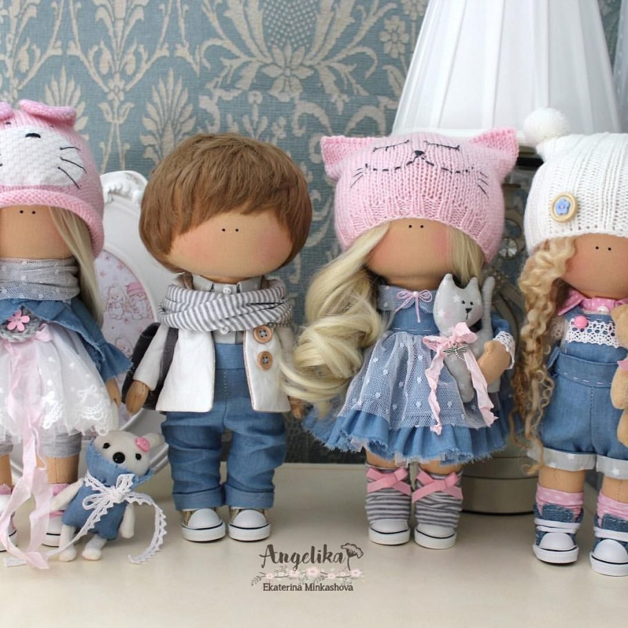 Одежда для интерьерных кукол