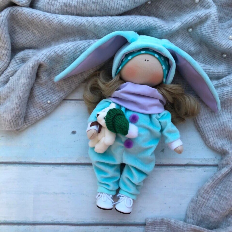 Комбинезон для текстильной куклы