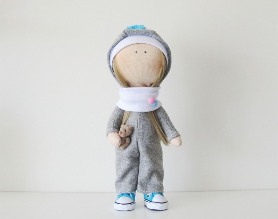 Интерьерная кукла мальчик