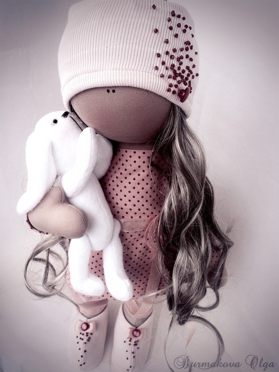 Интерьерная кукла в пижаме