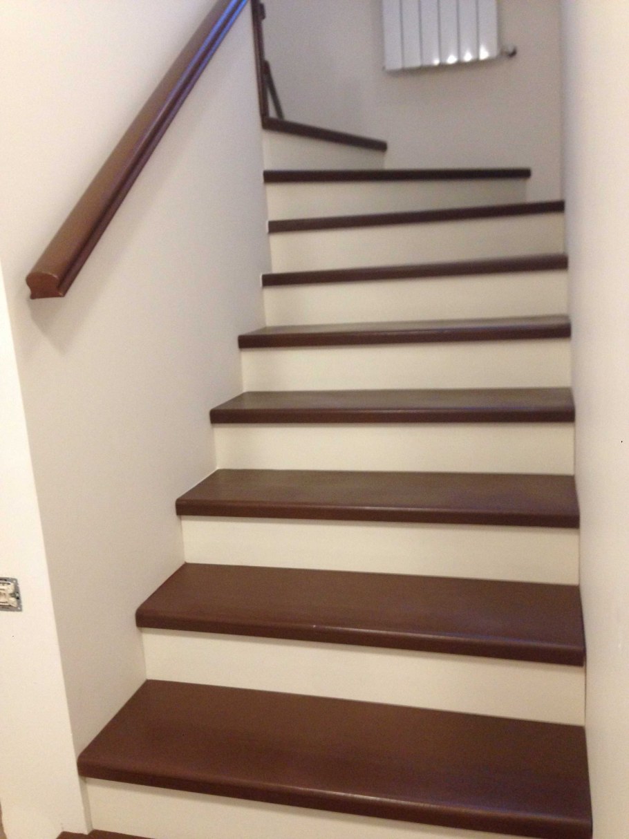 Отделка ступеней лестницы