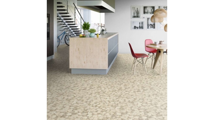 Линолеум Таркетт Адмирал Адриано светлый в коридоре на полу фото