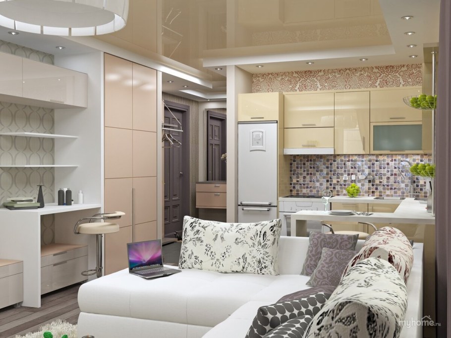 Кухня гостиная